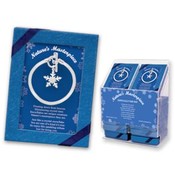 Crystal Lead Safe - Snowflake Bracelet W/Display