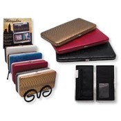Metropolitan Designer Flat Wallet W/Display