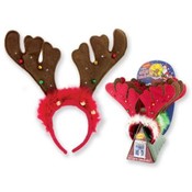 Flashing/Jingling Holiday Antler Headbands