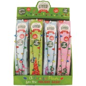 Lotsa Lites Flashing Holiday Necklace w/Display