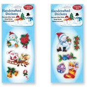 Handcrafted Holiday 3-D Stickers