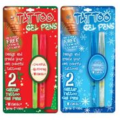 Holiday - 2 Piece Glitter - Tattoo Gel Pens