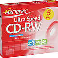 Memorex 24x Ultra High Speed Rewritable CDs for Da