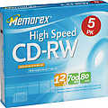 Memorex 12x High Speed Rewritable CDs for Data