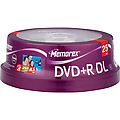 8x Double Layer Write-Once DVD+R - 25 Disc Spindle