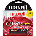 32x CD-R for Music - 5-pack