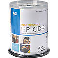 52x Write-Once CD-R Spindle with Ink Jet Printable