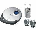 Coby Slim Personal CD Player, Mini AM/FM Radio and