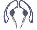 Sony Blue Clip-On Style Headphones