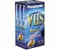 Premium Standard VHS Videocassette - 3-pack