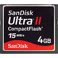 4GB Ultra&reg; II CompactFlash&reg; Memory Card