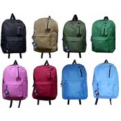 17" 23 Color Backpack Assortment