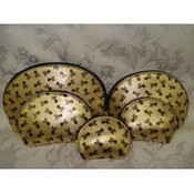 5 Piece Cosmetic Bag Set