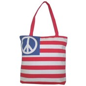 Medium USA Peace Tote