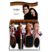 Terra Wood Hairbrush In Display (6 Displays)