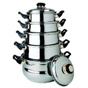 10 Piece Cooking Pot Set With Glass Lids