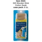 525 Count Wooden Stick Cotton Swab