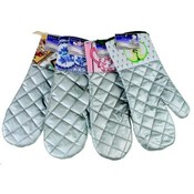 Silver Colored 15" Oven Mitt