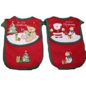 christmas bib &amp; burp