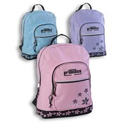 Girl's 17 Inch Triple Pocket Backpack