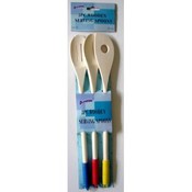 3 Pack - Wooden Serving Spoons