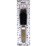 Compact Foldable Hair Brush with Mirror
