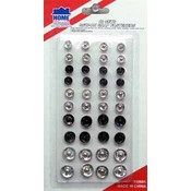 40 Sets Sew-On Snap Fasteners