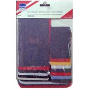 18 Pack Iron On Patches-Assorted Sizes And Colors