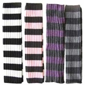 Striped Leg Warmers-Assorted Colors