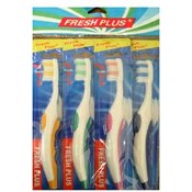 4 Pack Toothbrushes-Each In Single Pack