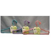 Small Hangers Wire Coat-10 Piece Assorted Colors
