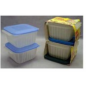 4 Piece Set Food Storage-Square