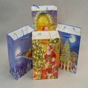 4 Assorted Large Santa Bags