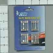 16PC AUTO FUSE SET