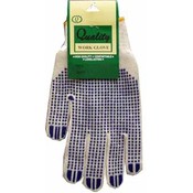 Knit Dot Gloves-Blue Double Side