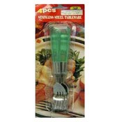 Plastic Handle Fork Set