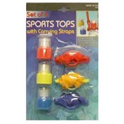 Set of 6 Sports Top with Carry-Strap