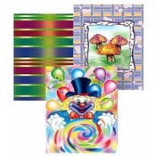 XL Everyday Gift Bags-3Assorted Flowers Stripes