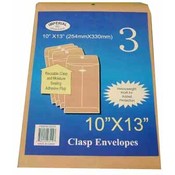 3 Pack 10X13 Clasp Envelope