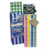 Wine Bottle Bags-Garden-Sea-Stripe-Checker