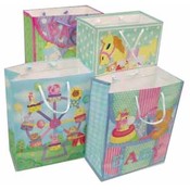 Large Baby Gift Bag-4 Assorted Styles 10" X 13"