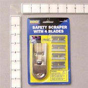 Safety Scraper W/4 Blades
