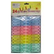 24 Piece Plastic Pegs