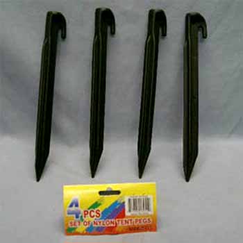 4 Pack Nylon TENT Post