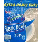 Plastic White Bowls
