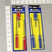 3Pc Screwdriver Set assorted