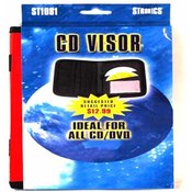 Visor CD Holder with Zipper
