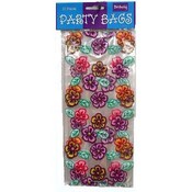 10 Count Cello Lunch Bags - Pansies