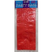 10-Count Cello Lunch Bags - Red Tint