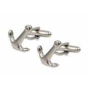 Kikkerland Designs Anchor SS Cufflinks